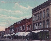 Corner E.Madison and Main0001 Corner of East Madison & Main Street; c.1900 view.